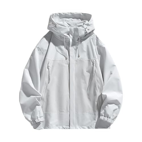 Veste coupe-vent à capuche ample pour ne plus craindre le vent printanier