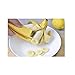 Libloop King-01 Kitchen Tools Fruit Slicer-One Squeeze 6 Perfect Slices-for Bananas, Cucumbers, Kiwi, and Sausages, 18.56.54.5cm, Yellow with Sliver color