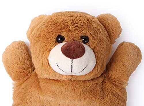 Hometop Premium Classic Rubber Hot Or Cold Water Bottle With Cute Stuffed Animal Cover (2 Liter, Purple) #TOP3