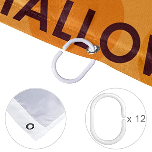 Rideau de douche Happy Halloween 183 cm pour baignoire - 5