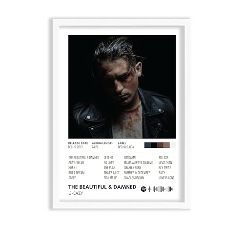 Image of G Eazy Music Poster 13x19 Inch Unframed | 300 GSM Matte Board Paper with Peel & Stick Tape Included | Rap Hip Hop Wall Art | Posters for Wall | Home Decor | Wall Decor Items | Room Decoration Items