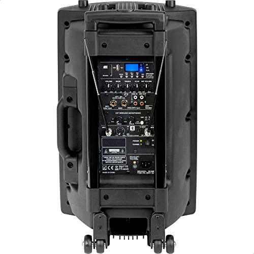 Port12VHF-BT Portable 12" PA Speaker USB SD AUX MP3 Bluetooth