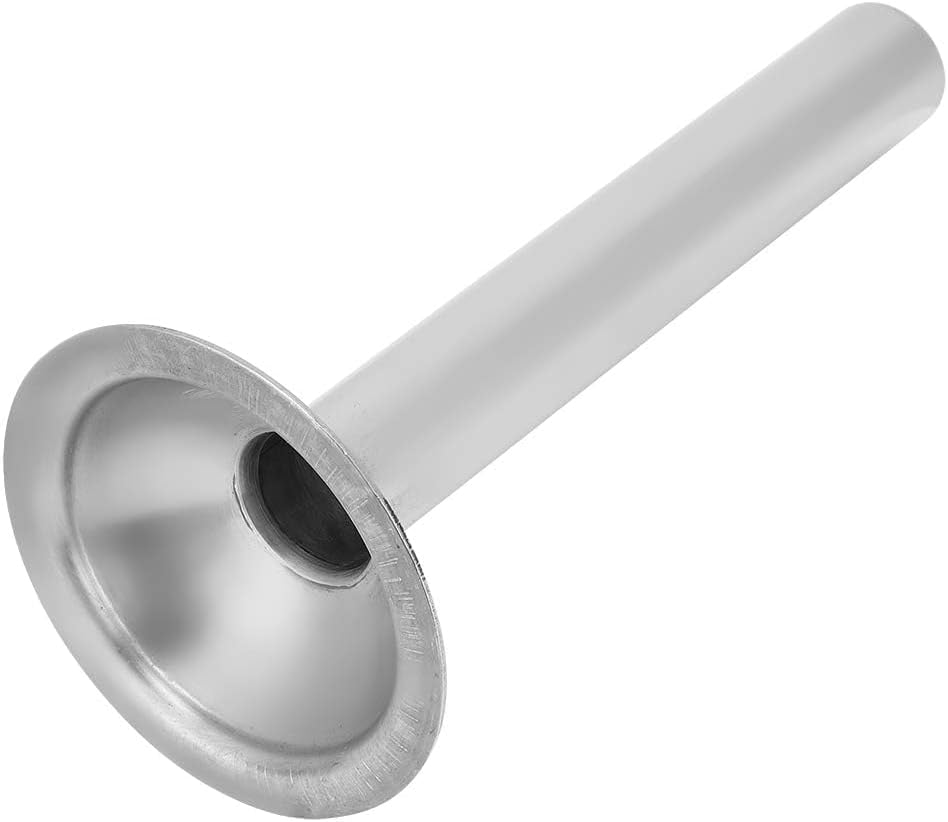 Sausage Stuffer Tube, Stainless Steel Sausage Stuffing Tubes Replacement Stainless Steel Sausage Stuffer Filling Tube Manual Meat Grinder Accessory Diameter 24mm