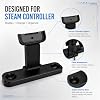 Controlador Steam 2 Accesorios Base de Carga y Soporte de Escritorio (2026) | Soporte Puck, Gestión de Cables, Base de Silicona Antideslizante, Soporte Estable para Deck, Almacenamiento y Organización para Escritorio de Juegos 4