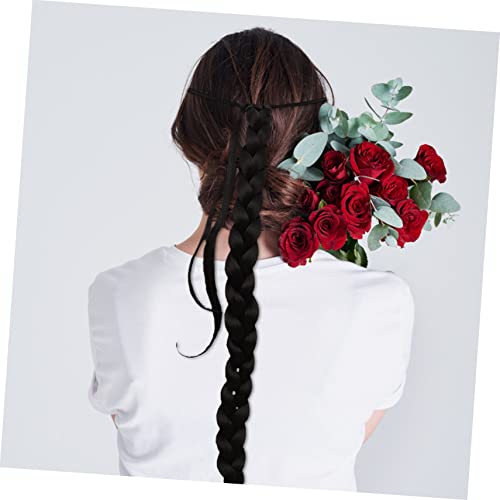 Extension de cheveux synthétiques longue résolvant le manque de volume queue de cheval 2 pcs - 5