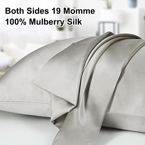 tenn well 2 Pack 100% Mulberry Silk Pillowcase Both Sides - Image 2