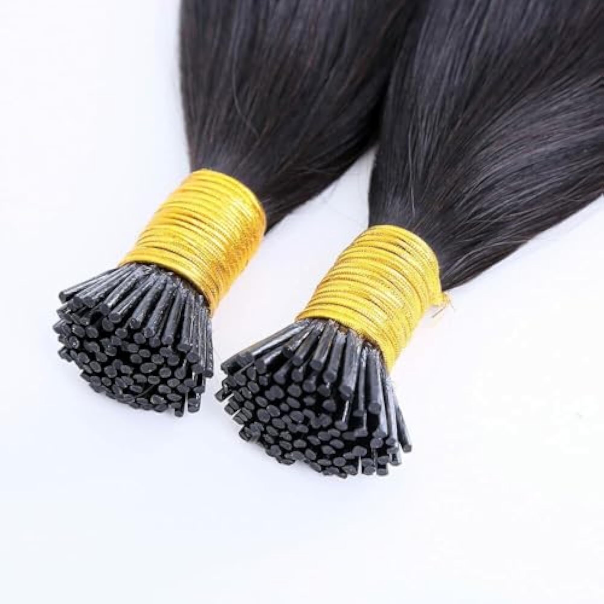 I-Tip Human Hair Extensions Natural Color Cold Fusion 18 inch