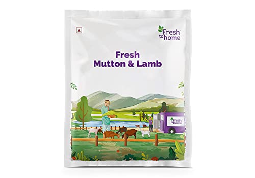 Image of FreshToHome Premium Goat Small Pcs Curry Cut | 480g 500g Pack | include bones | Tender | Fresh | Never Frozen