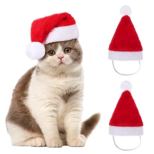 Sombrero Navideño para Mascotas Mini Rojo miniatura 4
