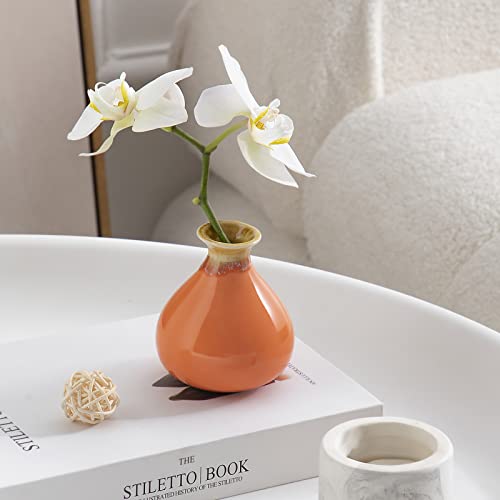 Vases For Centerpieces Colorful Ceramic Vases Set Of 8, Elegant Decorative Vases, Mini Vases Set For Home Decor Living Room, Home, Office, Dining Table And Weddings, Centerpieces And Events #TOP3