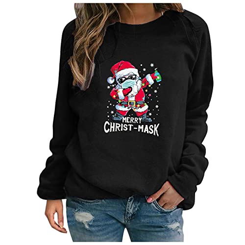 Women's Fleece Crewneck Sweatshirt Casual Graphic Tee Shirt Cute 3D Graphic Cat Lover Shirt Casual Ladies Loose Sweatshirt #TOP26