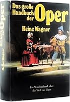 Das große Handbuch der Oper 3930656140 Book Cover