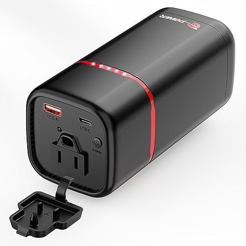 G-POWER 20000mAh/74Wh Power Bank with AC Outlet for Laptop,80W(Peak 100W) Laptop Charger,Smartphone Power Bank, 30W Type-C/USB-A Ports,Fast Charging Lightweight Portable Power Station for Home/Travel