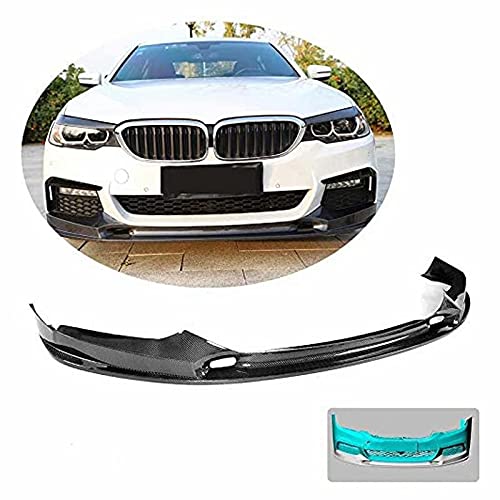 YIHGJJYP Front Bumper Lip Suitable For B·M·W 5Er G30 G31 M Sport Sedan/Wagon 2017-2019 520I 530I 540I M550I Car Carbon Fiber Cf Chin Spoiler Splitter Protector