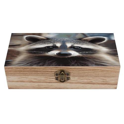 Boîte de rangement en bois sculpté avec couvercle et fermoir élégant pour secrets - 2