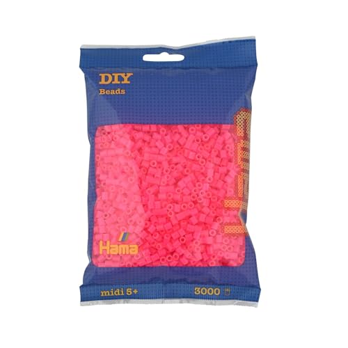 Hama Perlen 201-32 Bügelperlen Beutel mit ca. 3.000 bunten Midi...