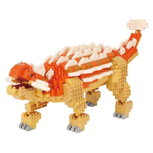 nanoblock - Dinosaur - Dinosaur Deluxe Edition Ankylosaurus Advanced Hobby Series Building Kit