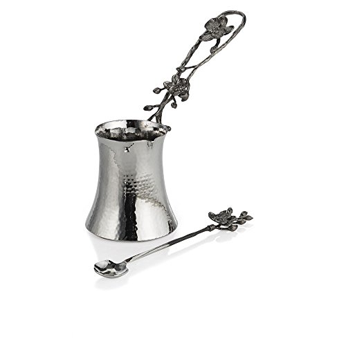 Michael Aram Black Orchid Coffee Pot & Spoon