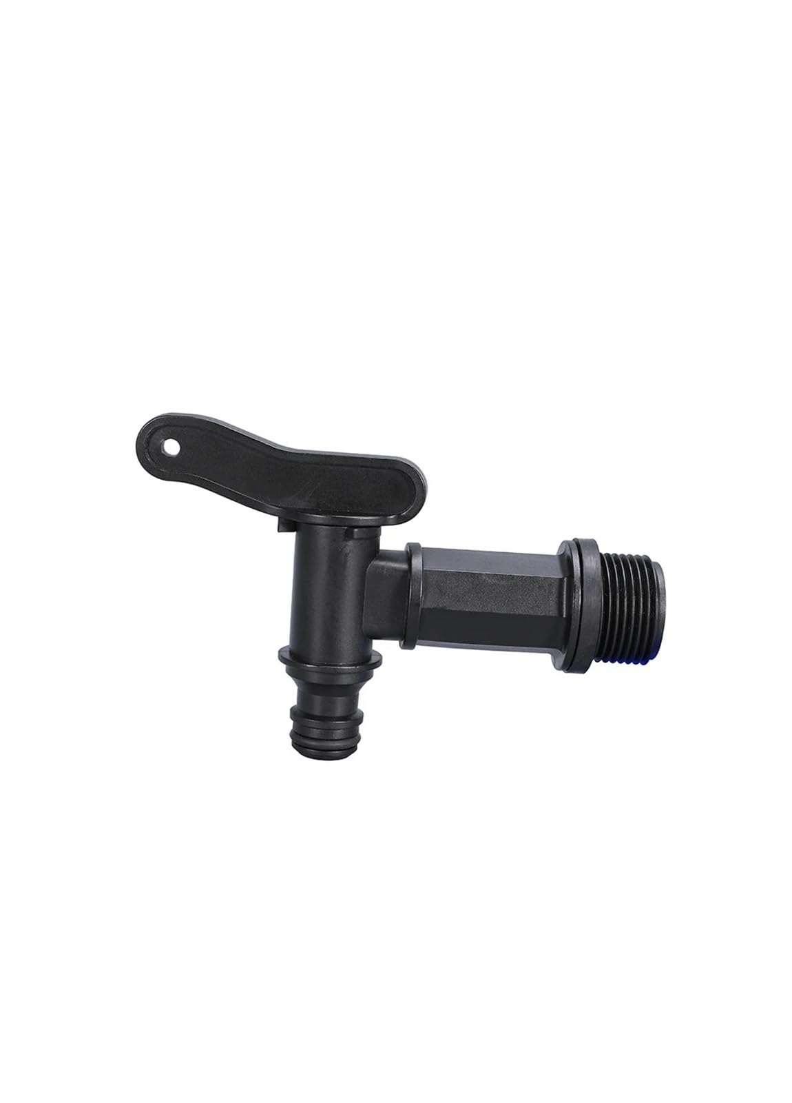 Trwały adapter do kranu zbiornika IBC S60x6 gruby gwint do złącza 3/10.2 cm, 1 szt. zawór montażowy do domu ogrodowego, łatwa wymiana systemów nawadniania