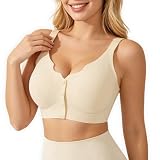 Front Fastening Bras Wireless Support Comfort Bras Soft Post Surgery Bra