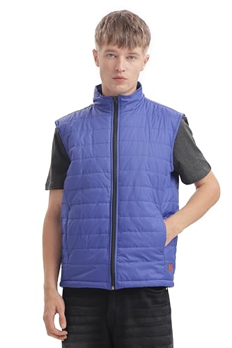 Image of Men's Sleeveless jacket solid | Regular Fit Jacket | stylish trending winter wear | Sleeveless Sports Gym Zipper Jacket