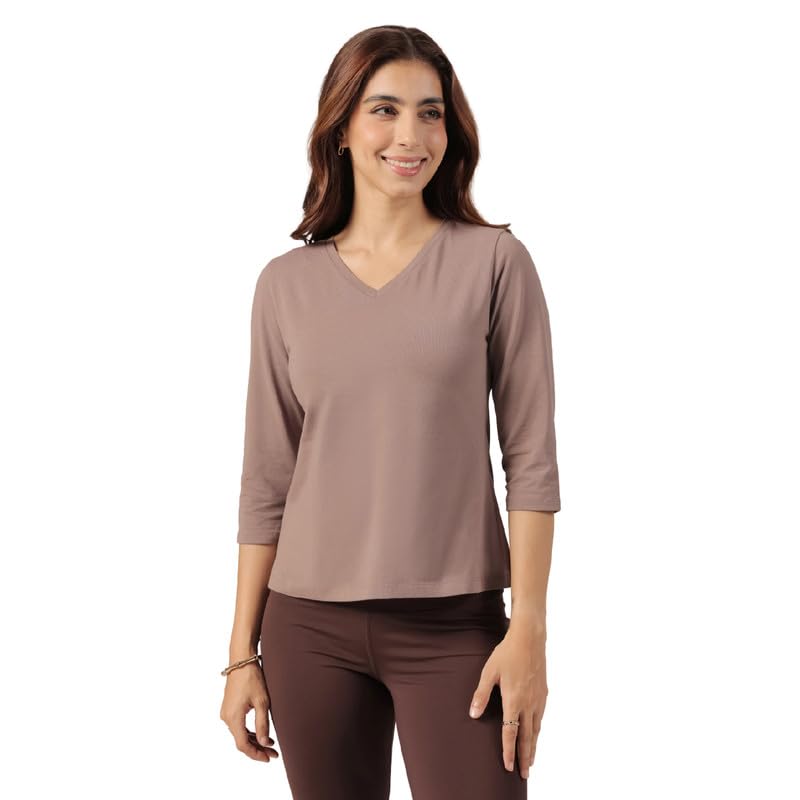 Image of BlissClub Women's Cotton Blend Regular fit T-Shirt
