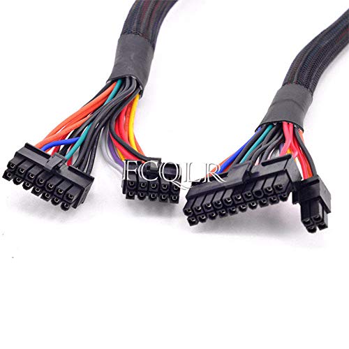 FCQLR 14pin 10pin to 24pin ATX Power Cable para Corsair AX1500i AX1200i AX860i AX760i