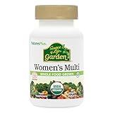 NaturesPlus Source of Life Garden Organic Women’s Multi - Vegan Multivitamin for Women - Energy, Immune Support - Iron, Methyl B12, Biotin, Maca, Cranberry - Vegan, Gluten Free - 90 Tablets
