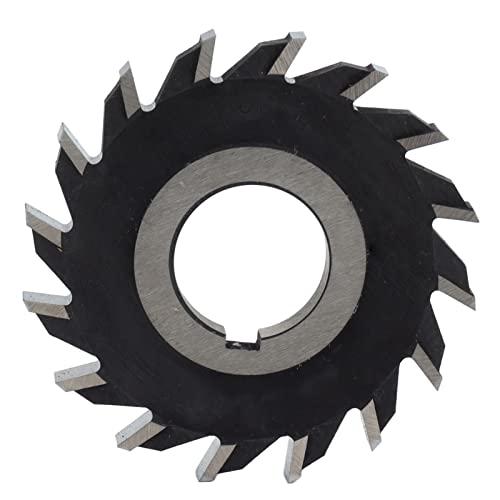 Image of Face Milling Cutter Disc High Hardness Plane Processing for Milling Machines Workshops High Speed Steel 80mm 16 Teeth 1 Piece