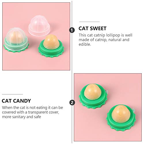 ULTECHNOVO Gato Catnip Pirulito - 8Pcs Pudim Gatinho Gato Catnip Catnip Cat Vitamina Energia Nutriçã