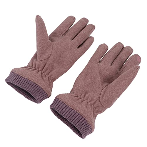 IMIKEYA Warm Gloves for Women Winter Double Layer Mitten Girls Mittens Comfortable Thermal Gloves