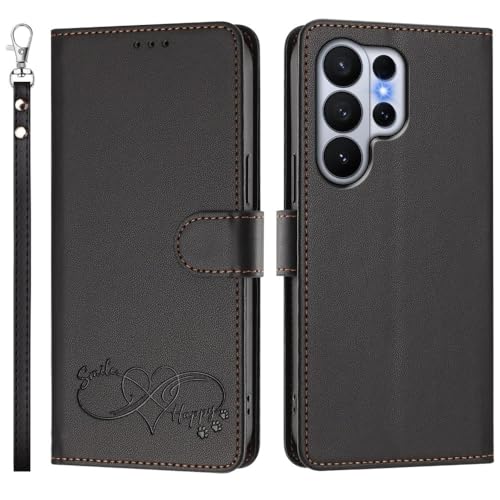 Housse Samsung Galaxy A52 / A52S 5G étui cuir noir anti-choc pour protéger l'écran des rayures