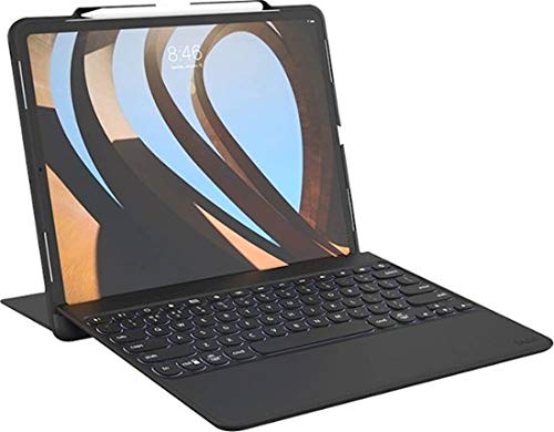 Zagg - Rugged Book Go Keyboard Folio Case For 12.9-Inch Ipad Pro (3Rd Gen - 2018) Black #TOP1
