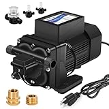 DC HOUSE Continuous Duty 110V Brushless Water Pump, 6GPM 55PSI 4-Chamber Heavy...