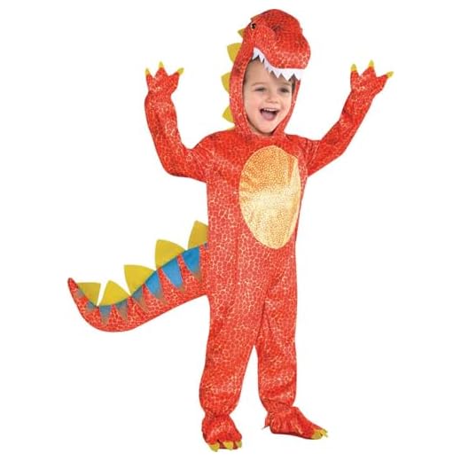 amscan 844661-55 För barn från 4 till 6 år, orange, S (4-6 år)