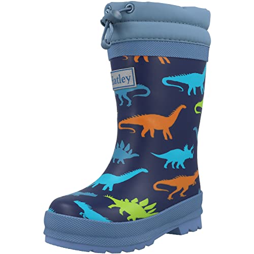Non Toy Gifts for 1 Year Old - 25 Ideas From Moms 30 Hatley Boy's Sherpa Lined Printed Rain Boots, Dino Silhouettes, 5