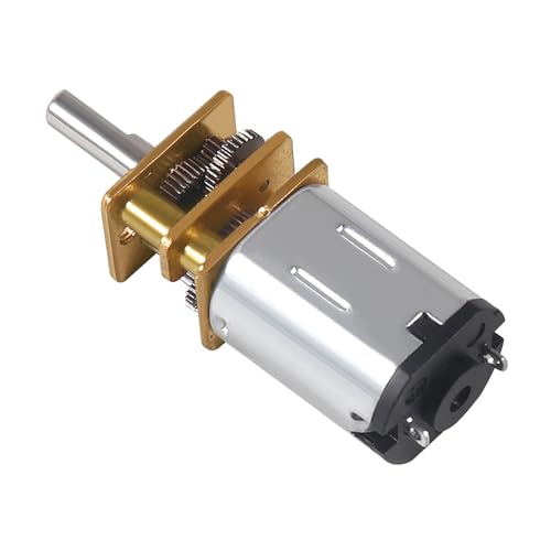 4Pcs DC 6V 1000RPM Gear Motor Full Metal Geared Mini Micro Gear with Gearwheel 1000RPM N20 Speed Reduction Motor for DIY RC Toys Robort Smart Car Motor by DORHEA - Used condition - Image 4