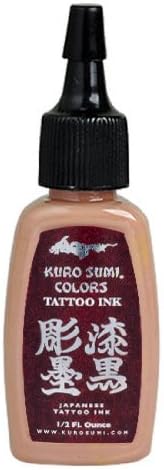 KIN-CHA SKIN TONE Kuro Sumi Colors 1/2oz Tattoo Ink