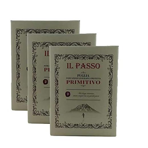 Rotwein Italien Primitivo Il Passo Puglia Bag in Box trocken (3x5,0L)