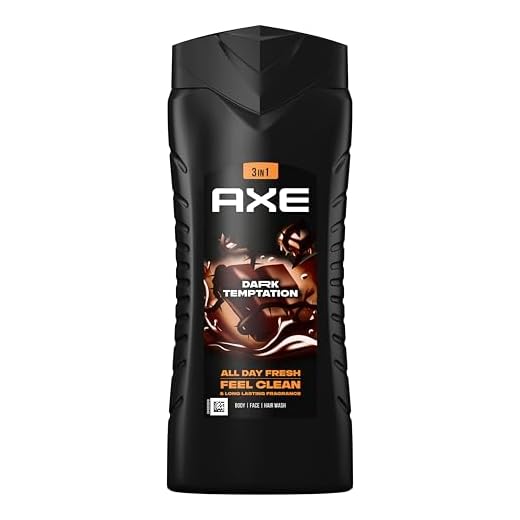 8x Axe Gel de Ducha para Hombre Dark Temptation 400ml