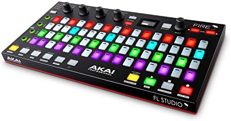 AKAI Professional Fire (Controller Only) - USB MIDI Controller for FL Studio with 64 pad RGB Clip/ Drum Pad Matrix