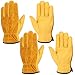 Produktbild Wisolt Arbeitshandschuhe Schnittfest Putzhandschuhe Gartenhandschuhe Arbeitshandschuhe Damen Herren Latexhandschuhe für Winter Garten Bau Werkstatt Dornen 2 Paar Protective Gloves(L)