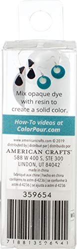 American Crafts Color Pour Resin Dyes .3oz-Opaque - White