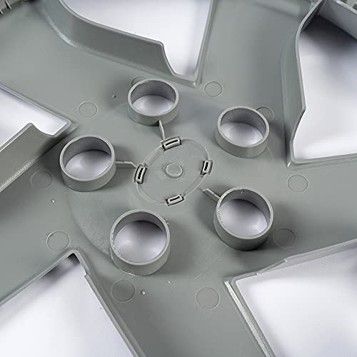 G-Plus Hubcap Wheel Covers 15" Compatible With 2010-2011 Toyota Prius,15 Inch Silver Rim Cover,Bolt On Hubcap,Auto Tire Replacement Exterior Cap #TOP4