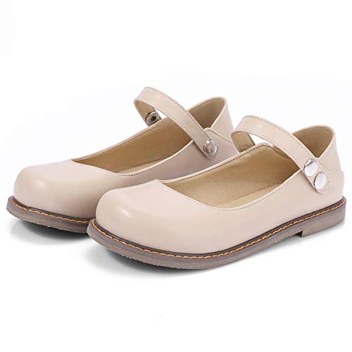 LYYSKY Women Comfy Ankle Strap Mary Jane Shoes Casual Flats Two Ways Wear Walking Shoes2