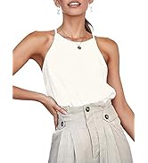 Canottiera Donna Scollo Americano