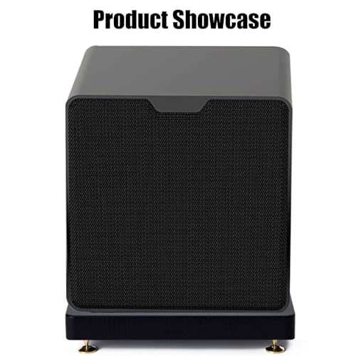 Soporte de altavoz amortiguador y base estable para estante de subwoofer 6