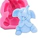 3D Animal Shaped Silicone Fondant Sugar Molds DIY Handmade Cake Molds Craft Art Soap Candle Making Mould Cake Fondant Decorating Mold Art Soap Clay Molds Cake Chocolate Sugarcraft Baking Tool Random