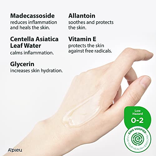 Hassas Ciltler İçin Madecassoside İçerikli Nemlendirici Jel 50ml APIEU Madecassoside Gel (Tube)