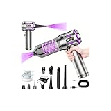 Car Vacuum Cleaner Cordless, 25000Pa Rechargeable Handheld Vacuum Cleaner Powerful with 2-in-1 Suction and Blower Function, Car Hoovers Cordless Powerful for Pet Hair, Home, Office, Kitchen